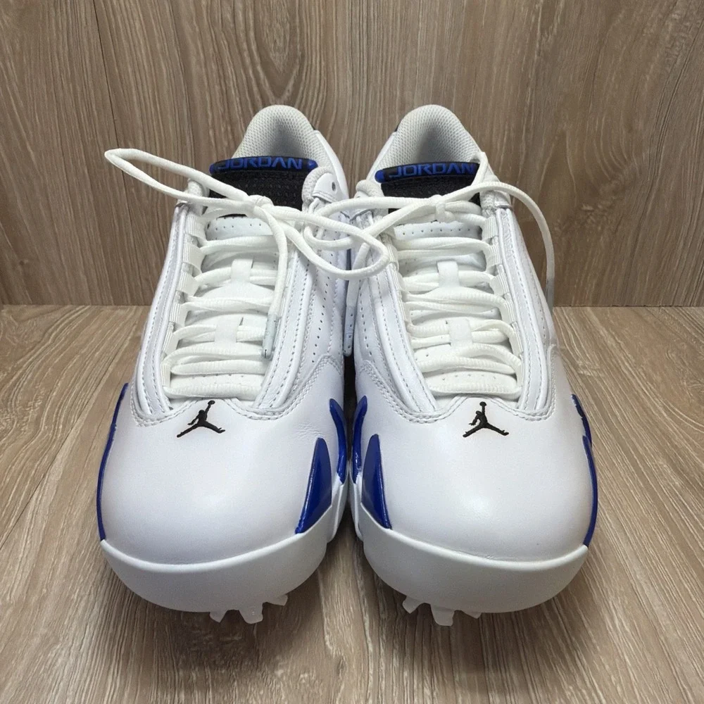 Nike Air Jordan 14 Golf White Hyper Royal Black HJ7710-101 Men's Size 7.5